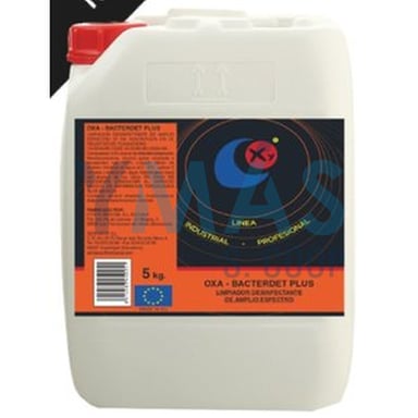 DETERGENTE DESINFECTANTE 5KG. OXA-BACTERDET PLUS