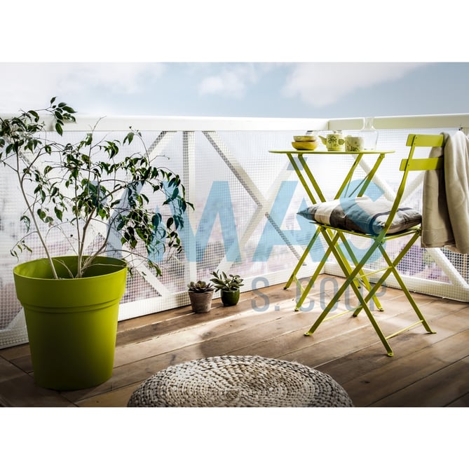 MALLA PLASTICO CUADRANET 10X10MM 1X25M BLANCA