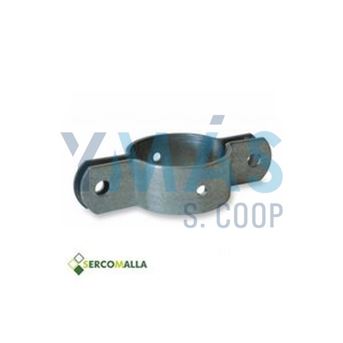 ABRAZADERA 45 MM P/POSTE CENTRAL GALVANIZADA