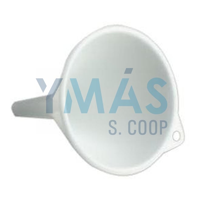 EMBUDO PLASTICO 12CM BLANCO