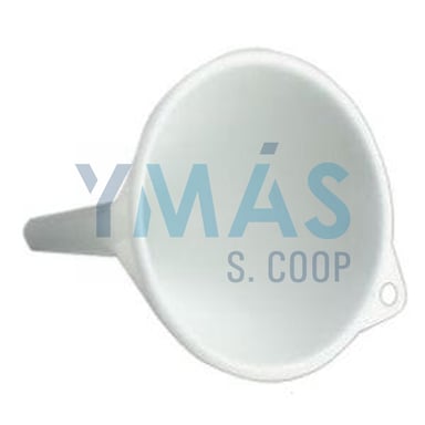 EMBUDO PLASTICO 9CM BLANCO