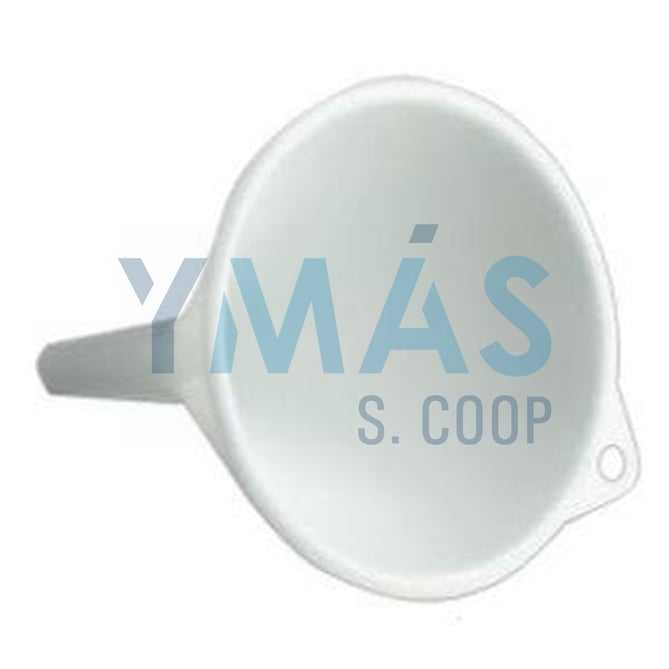 EMBUDO PLASTICO 9CM BLANCO