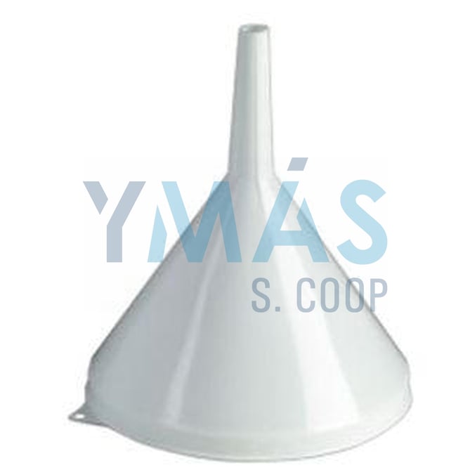 EMBUDO PLASTICO 19CM BLANCO