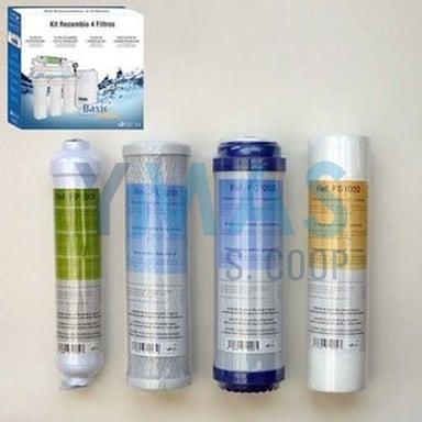 KIT 4 CARTUCHOS P/EQUIPO UF 5 ETAPAS