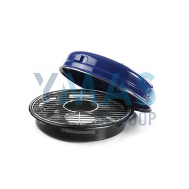 GRILL-CHURRASQUERA ACERO ESMALT.32CM PARRILL INOX