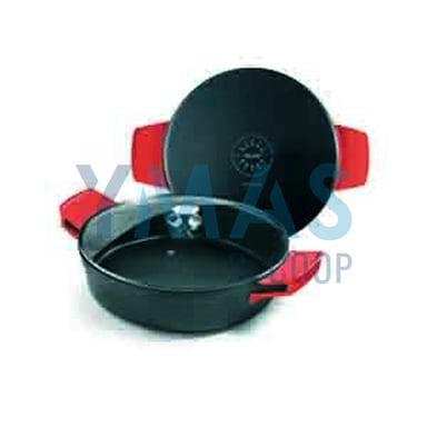 GUISERA C/TAPA EXELLENT TITANIO 28CM INDUCC.