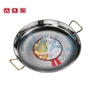 PAELLERA INOX 6 RACIONES 34CM