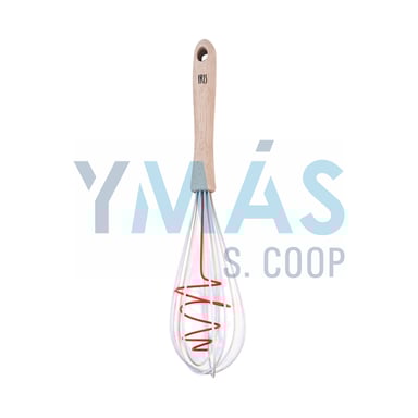 BATIDOR SILICONA C/MANGO MADERA BRISA 32CM
