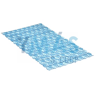 ALFOMBRA BAÑO ANTIDESLIZANTE 70X36CM AZUL
