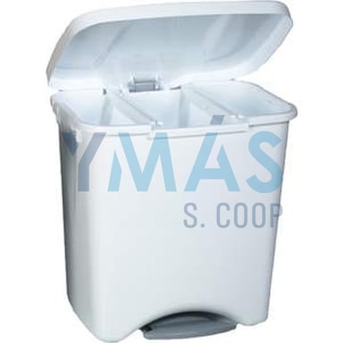 CUBO PEDAL 50 LTS ECOLOGICO BLANCO