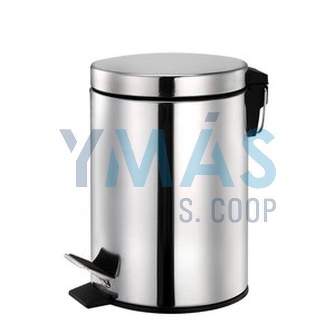 CUBO PEDAL INOX. BRILLO 5L
