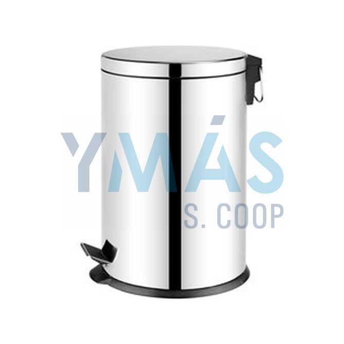 CUBO PEDAL INOX. BRILLO 20L