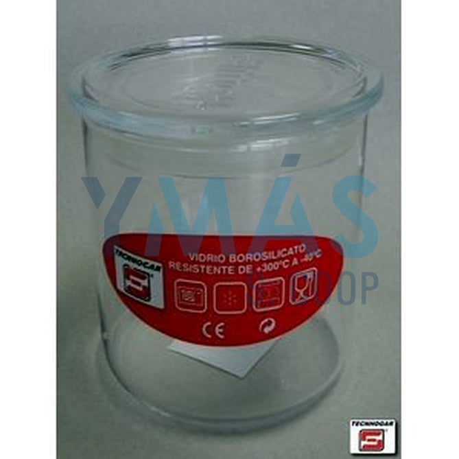 TARRO VIDRIO TAPA PLASTICO 0,5 LT.