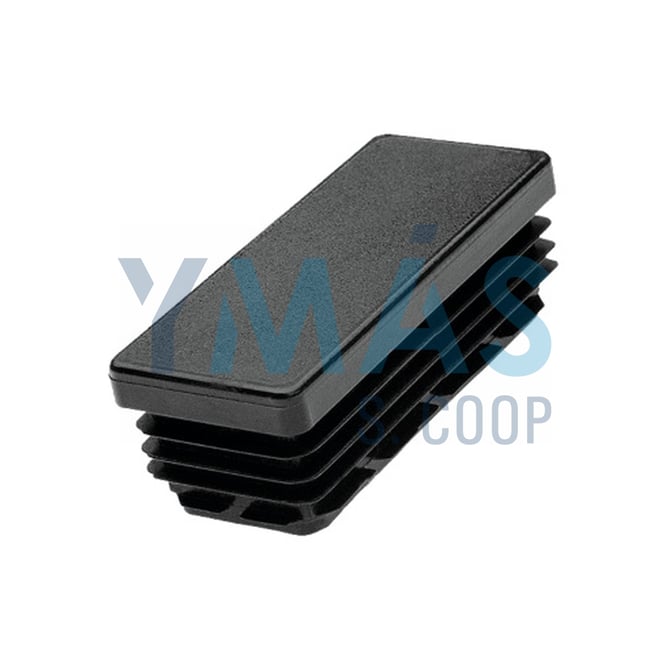 CONTERA RECTANGULAR 30X15 NEGRA ESTRIADA