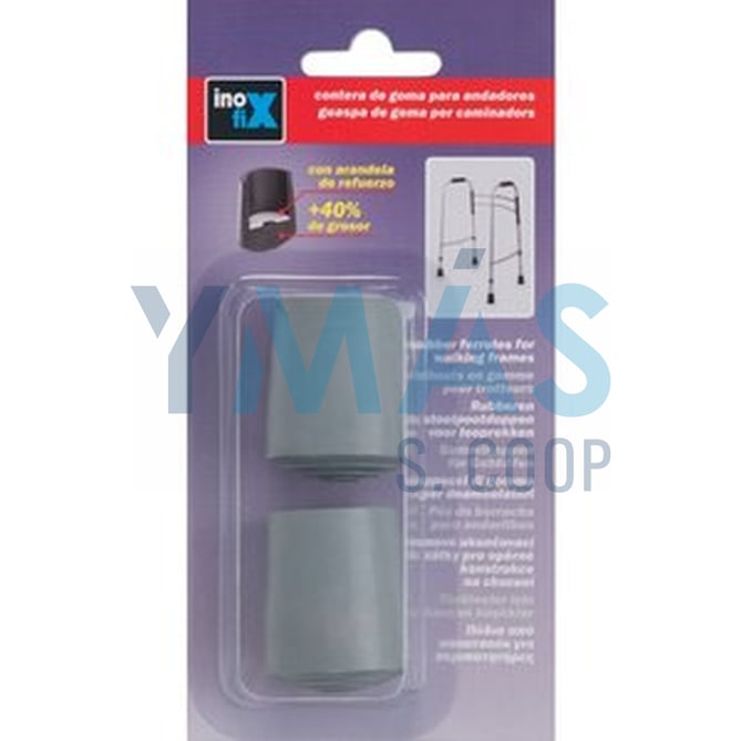 CONTERA GOMA 25MM GRIS P/ANDADORES BLISTER