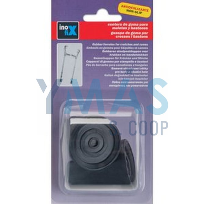CONTERA GOMA 21MM NEGRA P/MULETAS C/ARANDEL BLISTE