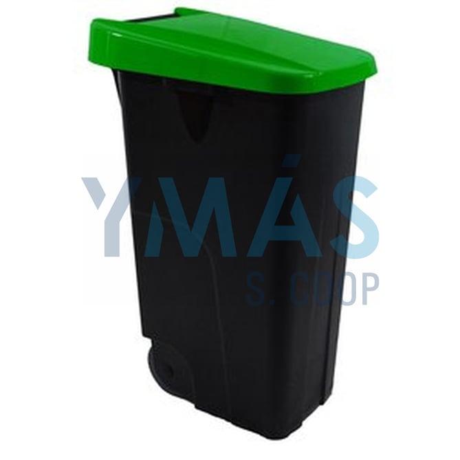 CONTENEDOR 110LTRS C/RUEDA ECO VERDE