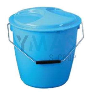 CUBO BASURA C/TAPA 16L AZUL
