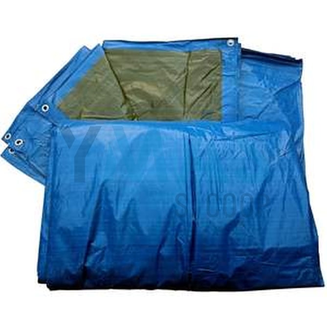 TOLDO MULTIUSO 3X4M AZUL/VERDE 90GR