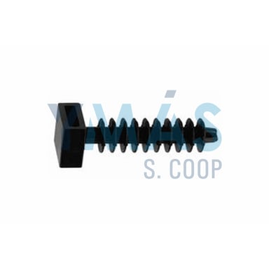 TACO BRIDA NYLON NEGRO 6MM BLISTER 100