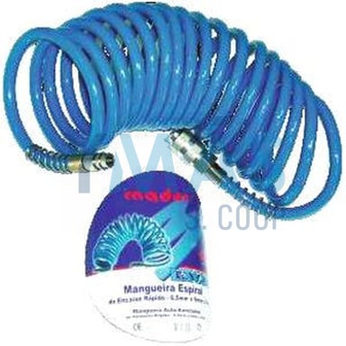 MANGUERA ESPIRAL 6.5X9MM 5M P/AIRE COMPRIMIDO