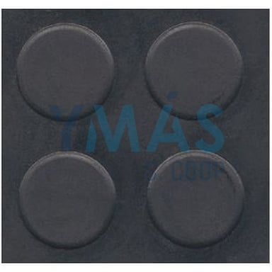 GOMA CIRCULOS 1,2MX3MM NEGRA METRO LINEAL