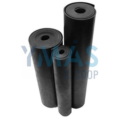 GOMA LISA 1MX2MM NEGRA METRO LINEAL