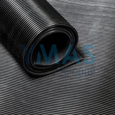 GOMA ESTRIBERA FINA 1,2MX3,0MM NEGRA METRO LINEAL