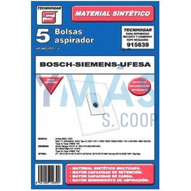 BOLSA ASPIRADOR SINTETICA SIEMENS-BOSCH-UFESA