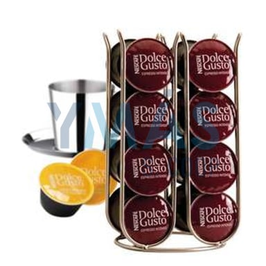 DISPENSADOR 16 CAPSULAS CAFE DOLCE GUSTO CROMO