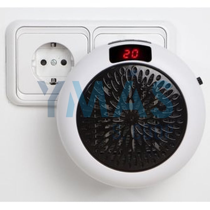 CALEFACTOR CERAMICO MINI ENCHUFE 600W