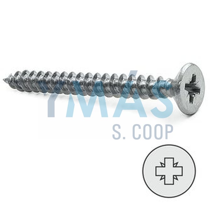 TORNILLO POZIDRIV ZINCADO 3,0X16