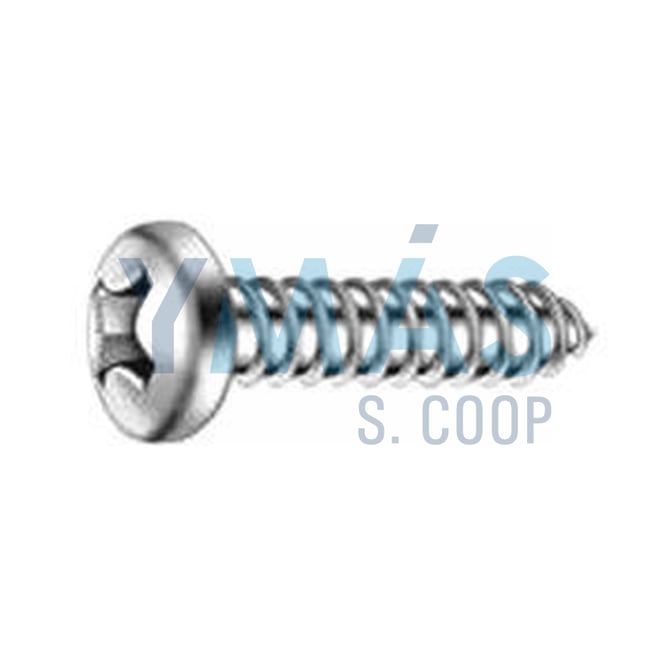 TORNILLO R CHAPA DIN7981 3,9X9,5 ZINCADO
