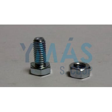 TORNILLO ESTANTERIA 8X16 ZINC.+TUERCA DIN-931/934