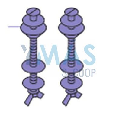 JGO. TORNILLOS RM.6X80 STANDAR INOX
