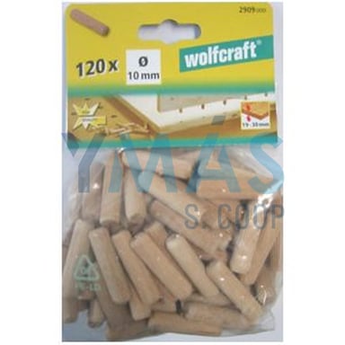 ESPIGA MADERA HAYA 10X40 BOLSA 120UDS