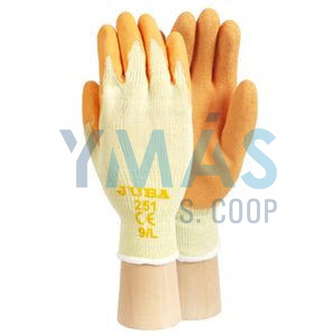 GUANTE POLIESTER T-9 NARANJA 251
