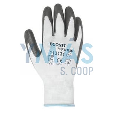 GUANTE POLIESTER BLANCO T-9 NITRILO GRI