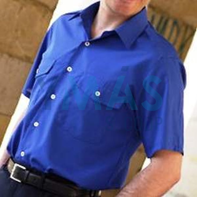 CAMISA M/C TERGAL AZULINA T-38/39 2340