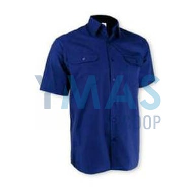 CAMISA M/C ALGODON AZUL 38 5030C
