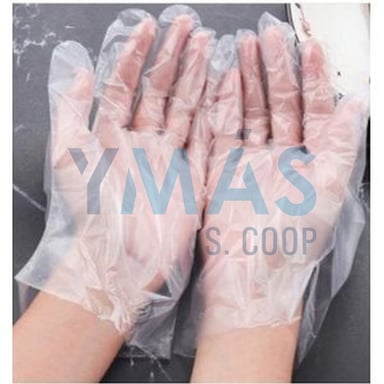 BOLSA 100 GUANTES POLIETILENO DESECHABLES T-UNICA