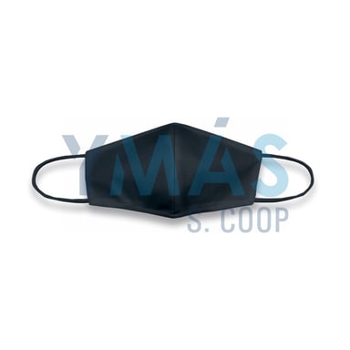 MASCARILLA REUTILIZABLE T-M NEGRA UNE0065:2020