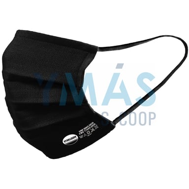 MASCARILLA LAVABLE NEGRA HIGIENICA REUTILIZABLE