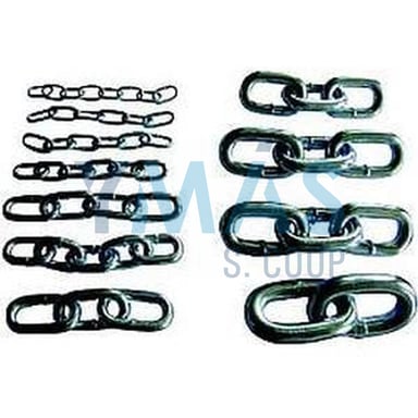 BOBINA CADENA ZINCADA 3 MM 10KG (63MTS)