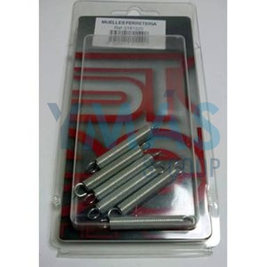 MUELLE TRACC. BLISTER 6UNDS. 50X7X0,8