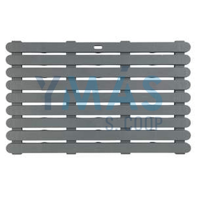 TARIMA BAÑO PLASTICO 50X80CM GRIS INDOOR/OUTDOOR