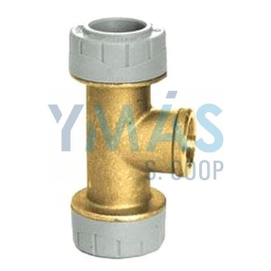TE ROSCADA POLIBUTILENO 15X1/2 LATON PB2915