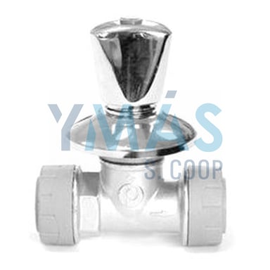 LLAVE POLIBUTILENO PASO 22MM EMPOTRABLE PB7422