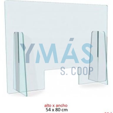 MAMPARA PROTECTORA POLIESTIRENO 54X80CM PARAVIRUS