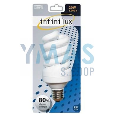 LAMPARA IONIZADORA 20W-E27 6400K ESPIR